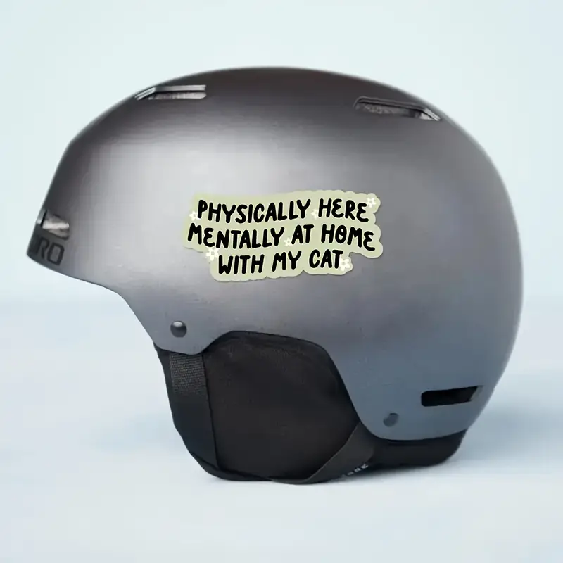 ArtemisTreats™ "Physically Here" Cat Sticker - Expression & Style Collection