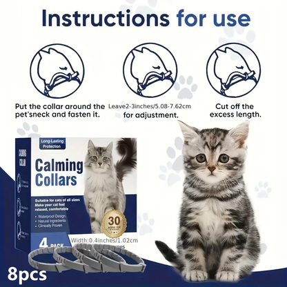 ArtemisTreats™ Calming Pheromone Collar (8pcs) - Comfort & Wellness Collection