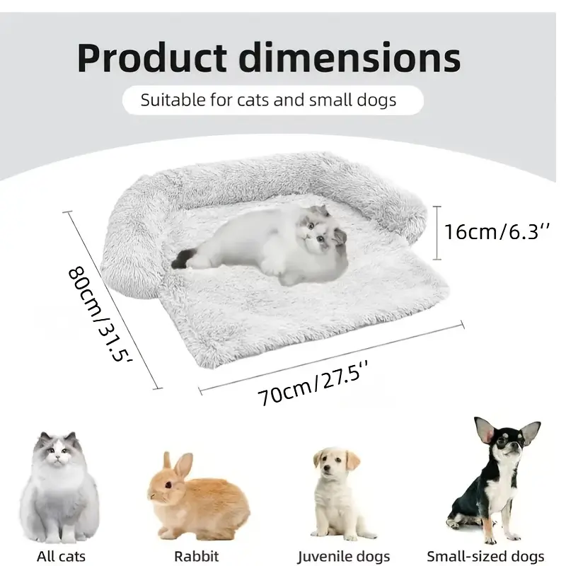 ArtemisTreats™ Calming Plush Bed - Comfort & Security Collection